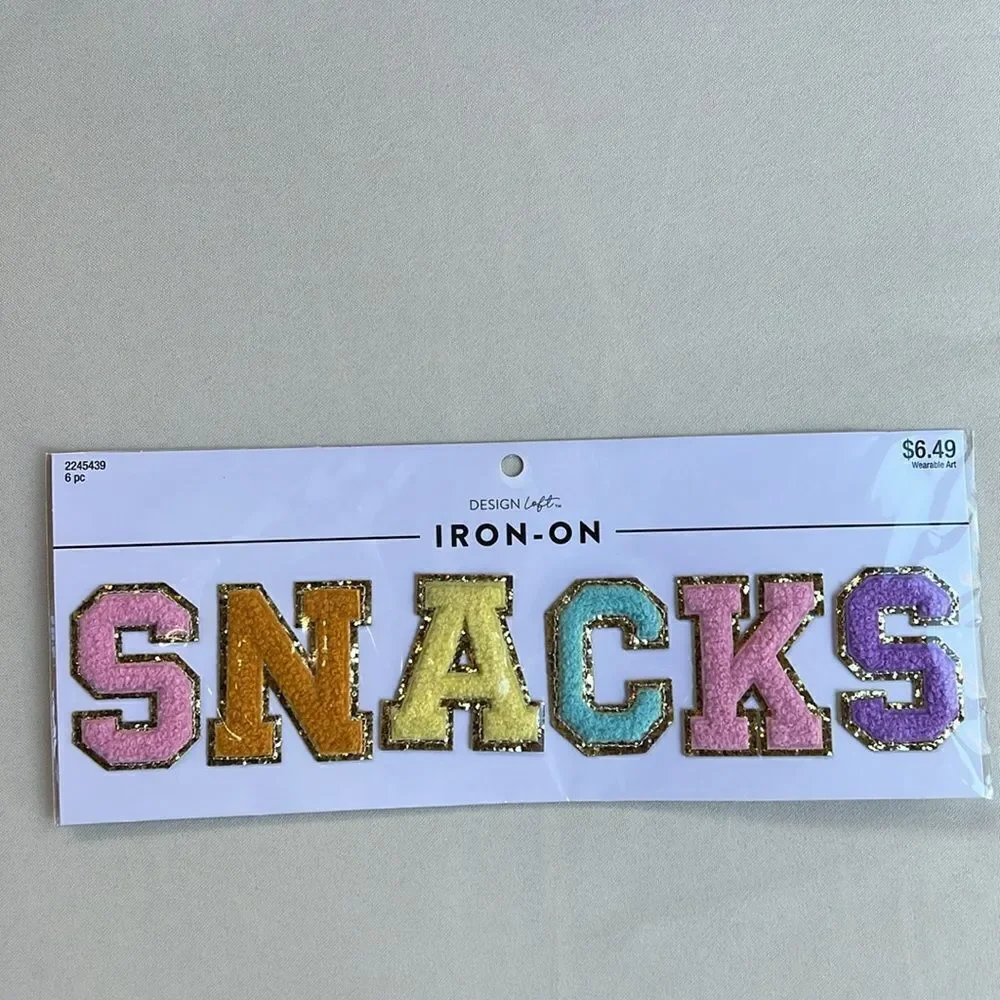 Snack Iron On and Clear Flat Pouch - Picture 3 of 7